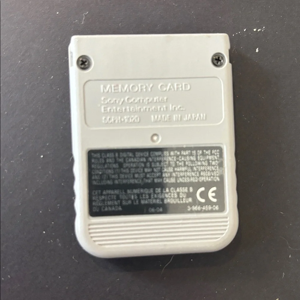Sony PlayStation 1 memory card